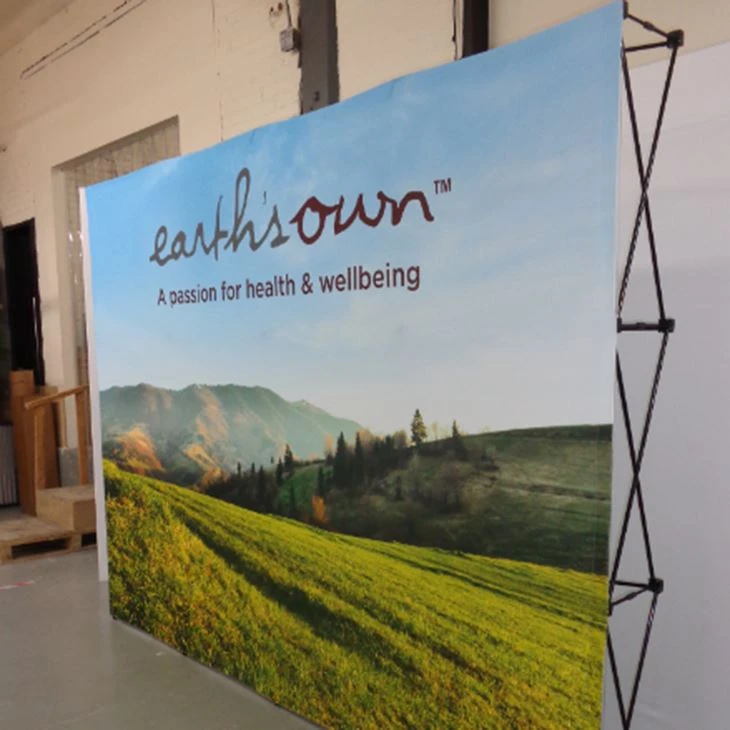 Black Back Display Textile Banner